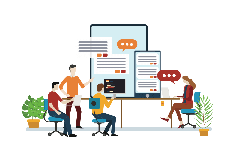 企業アカウントを複数人で共有